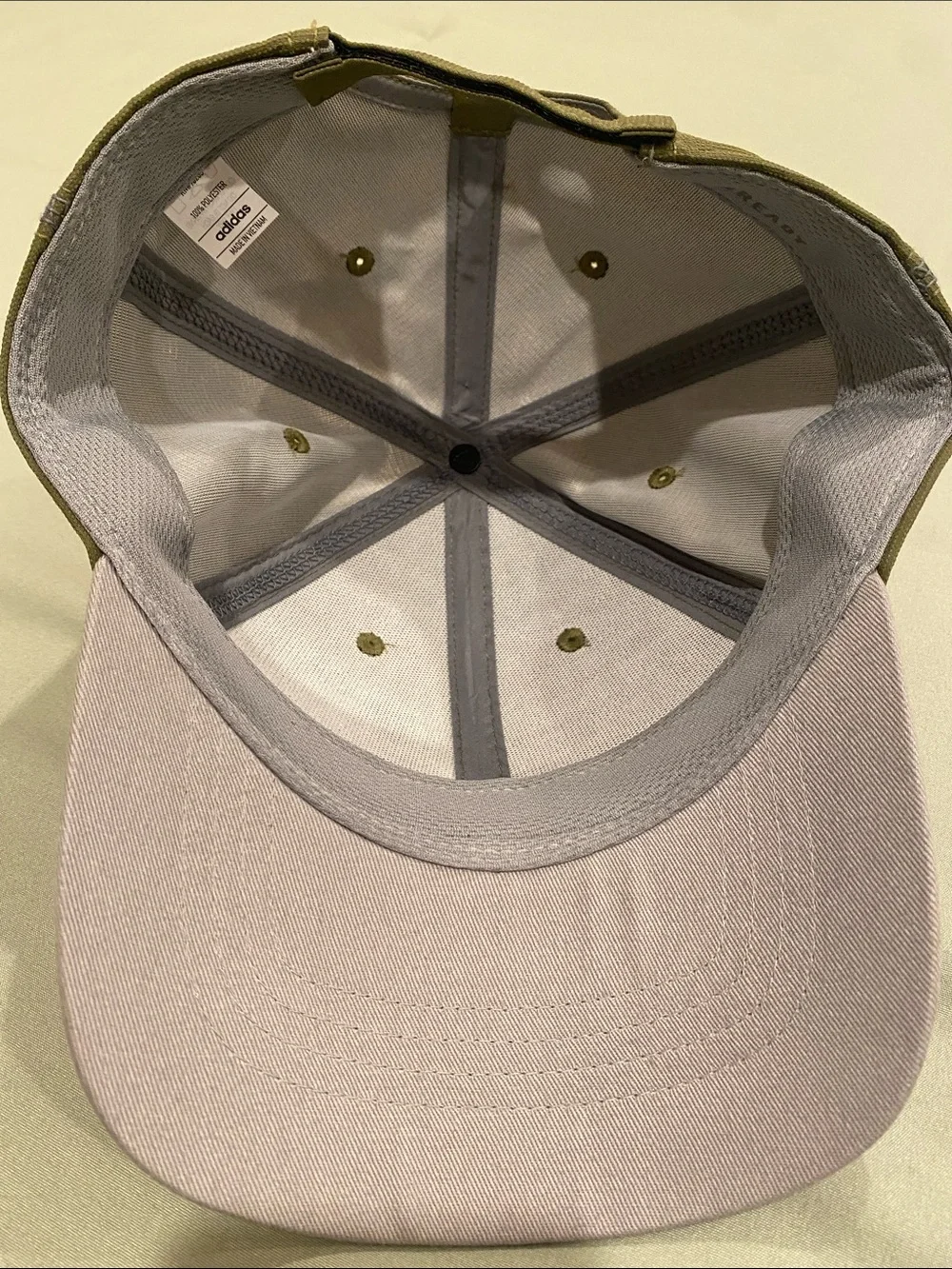 adidas Olive with Gray Logo Baseball Cap